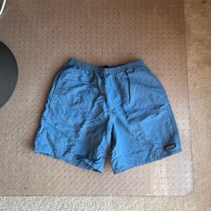 Man’s Medium Nylon Patagonia Blue Shorts